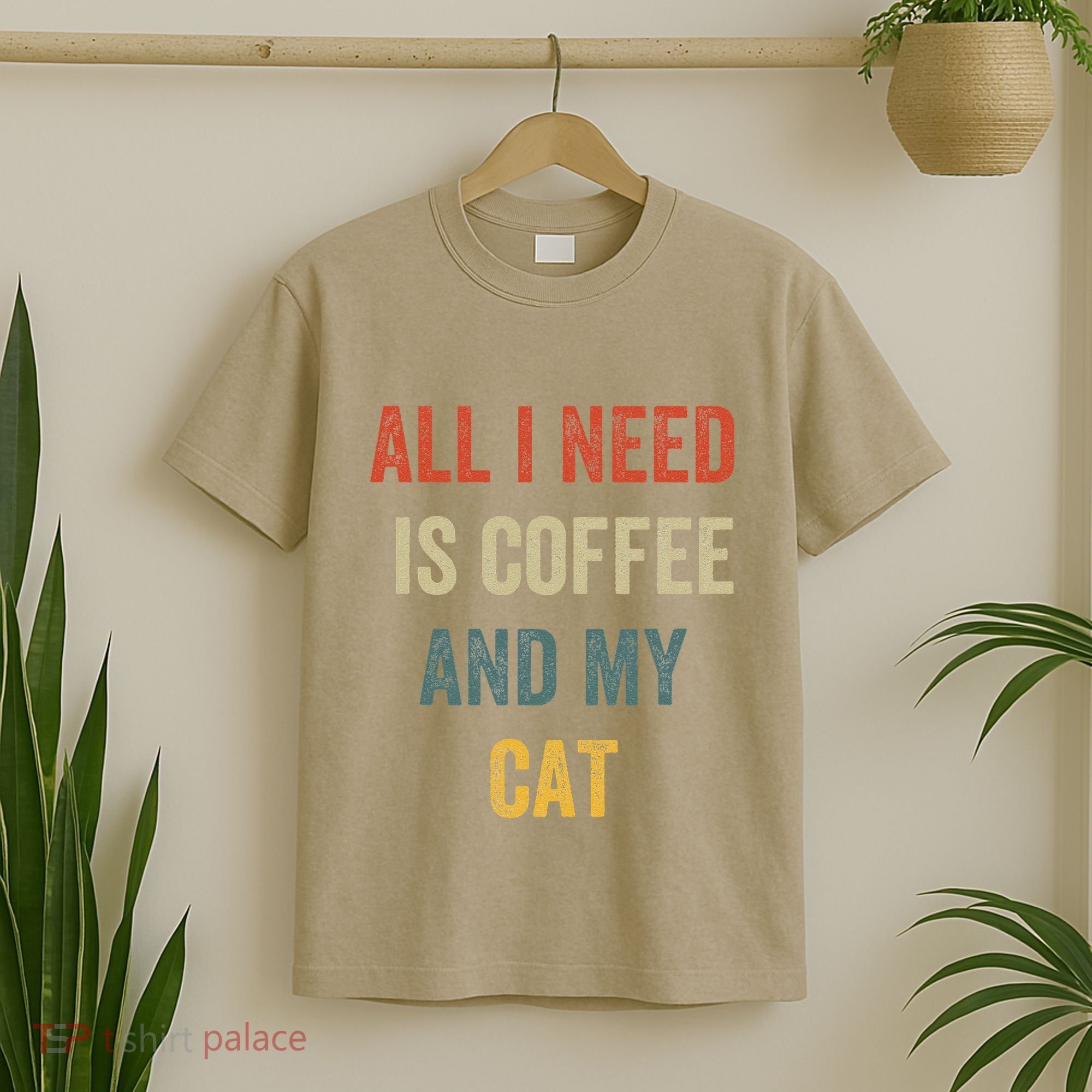All I Need Is Coffee And My Cat T-Shirt
