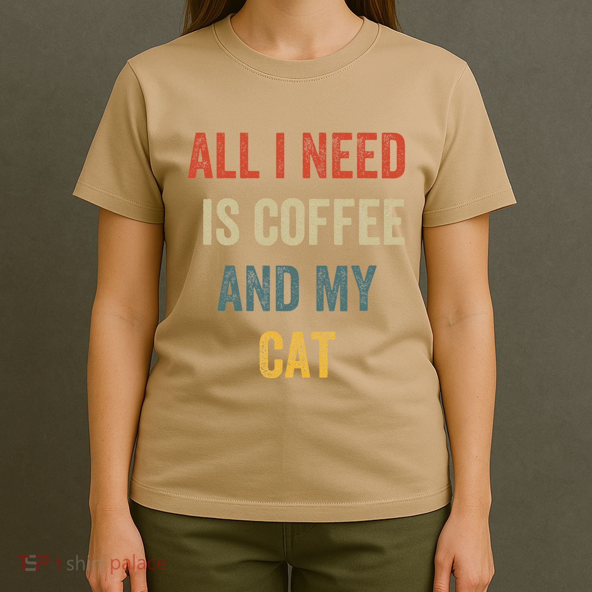All I Need Is Coffee And My Cat T-Shirt