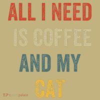 All I Need Is Coffee And My Cat Mousepad thumb 1