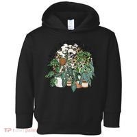 All I Need Is Coffee And Plants Funny Skeleton Gardening Lover Toddler Hoodie thumb 0