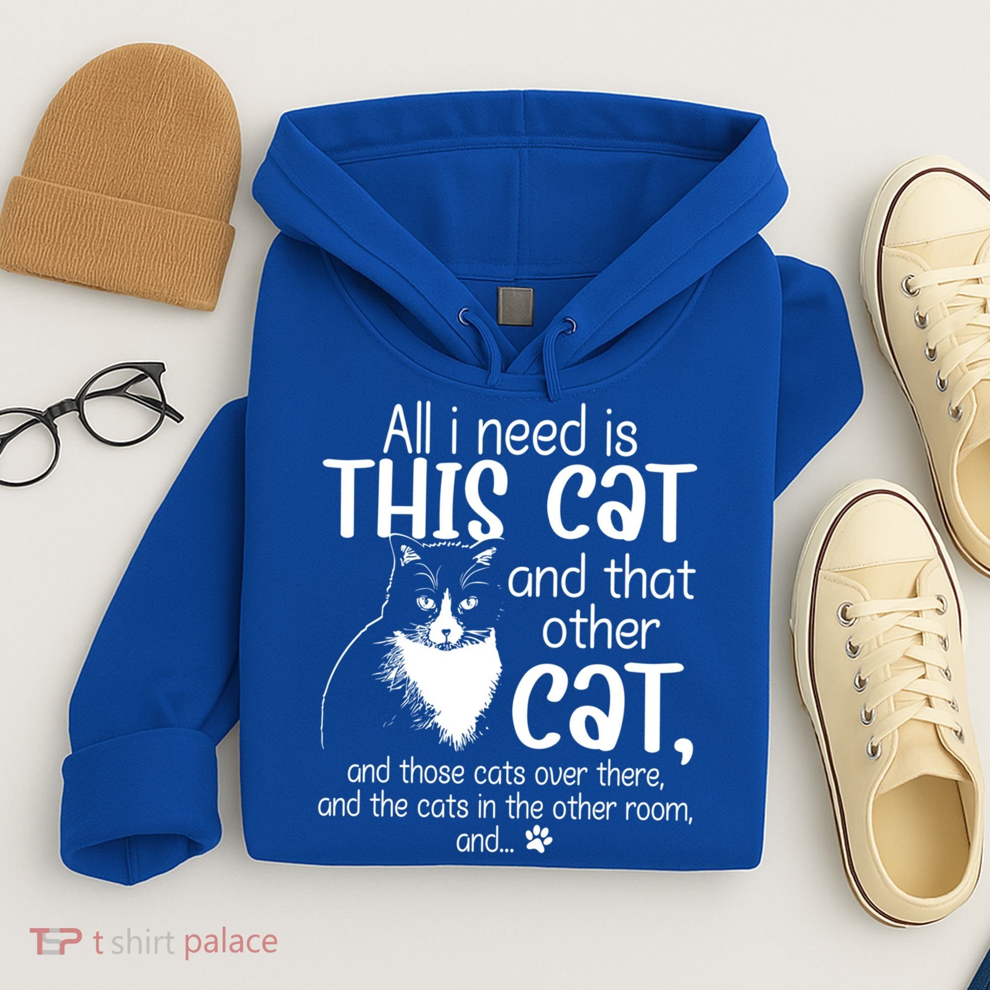 All I Need Is This Cat And That Other Cat And Those Cats Funny Gift Hoodie