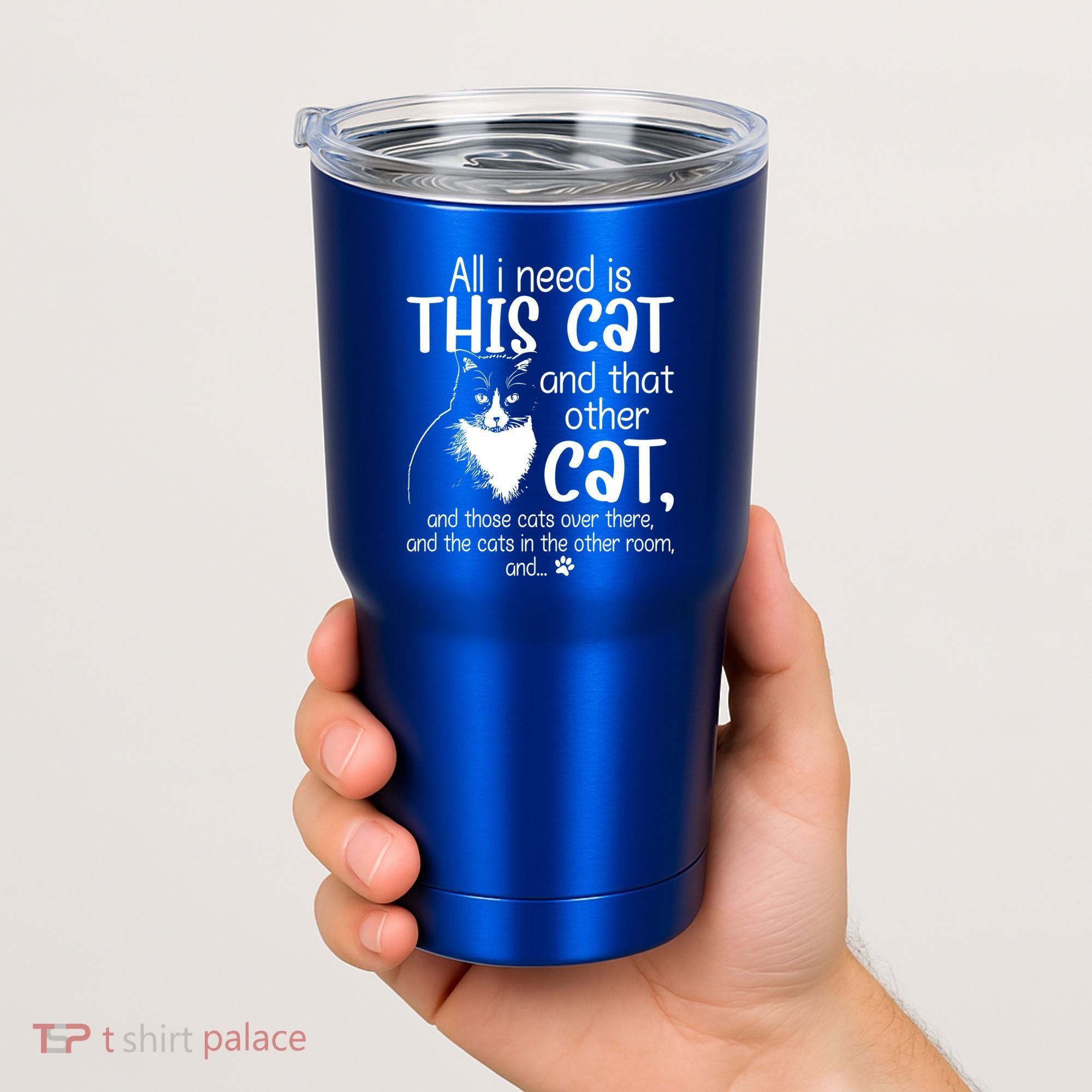 All I Need Is This Cat And That Other Cat And Those Cats Funny Gift Tumbler