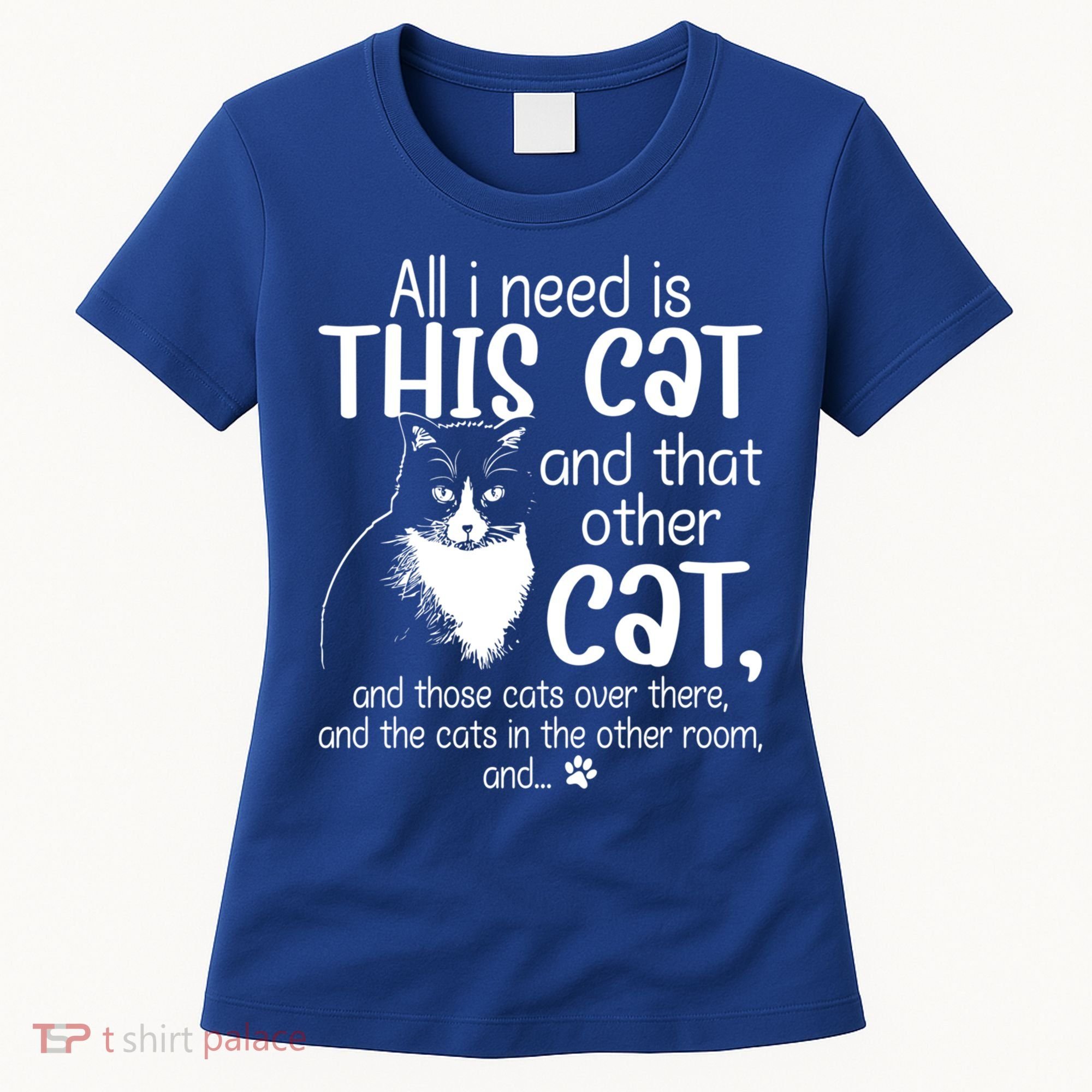 All I Need Is This Cat And That Other Cat And Those Cats Funny Gift Women's T-Shirt
