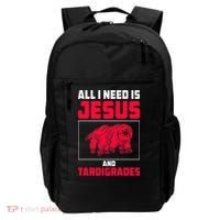 All I Need Is Jesus And Tardigrades Backpack thumb 0