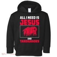 All I Need Is Jesus And Tardigrades Toddler Hoodie thumb 0