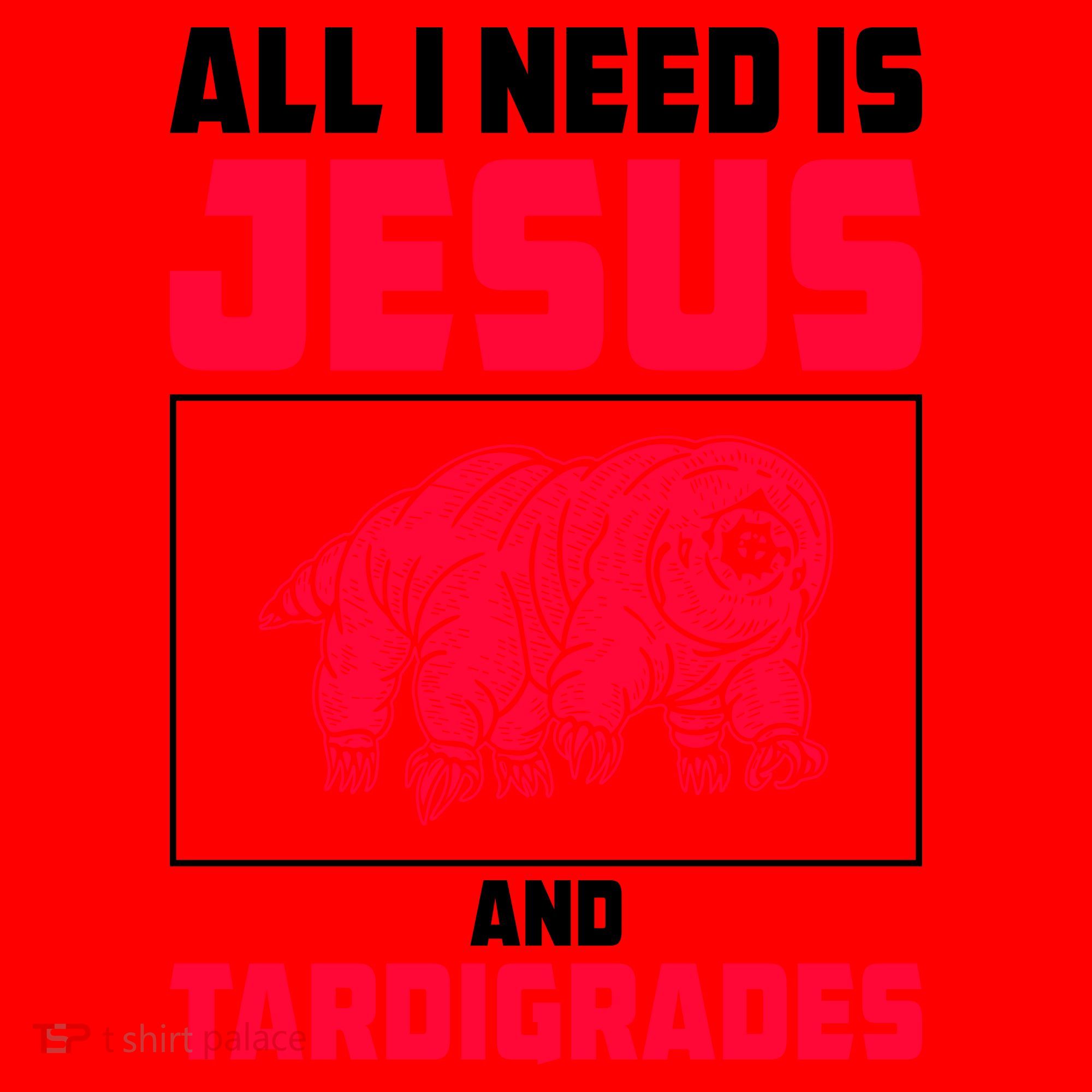 All I Need Is Jesus And Tardigrades Santa Hat