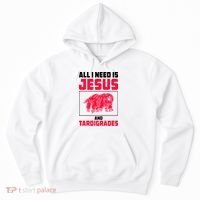 All I Need Is Jesus And Tardigrades Hoodie thumb 0