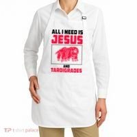 All I Need Is Jesus And Tardigrades Apron thumb 2