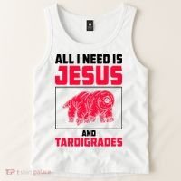 All I Need Is Jesus And Tardigrades Tank Top thumb 2