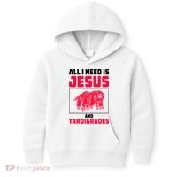 All I Need Is Jesus And Tardigrades Kids Hoodie thumb 0