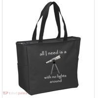 All I Need Is A Telescope With No Lights Around Tote Bag thumb 2
