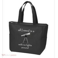 All I Need Is A Telescope With No Lights Around Tote Bag thumb 3