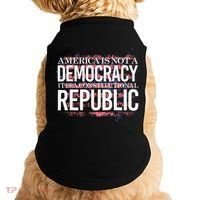 America Is Not A Democracy ItS A Constitutional Republic Doggie Tank thumb 0