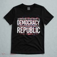 America Is Not A Democracy ItS A Constitutional Republic T-Shirt thumb 5