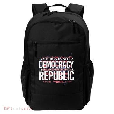 America Is Not A Democracy ItS A Constitutional Republic Backpack
