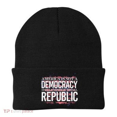 America Is Not A Democracy ItS A Constitutional Republic Beanie