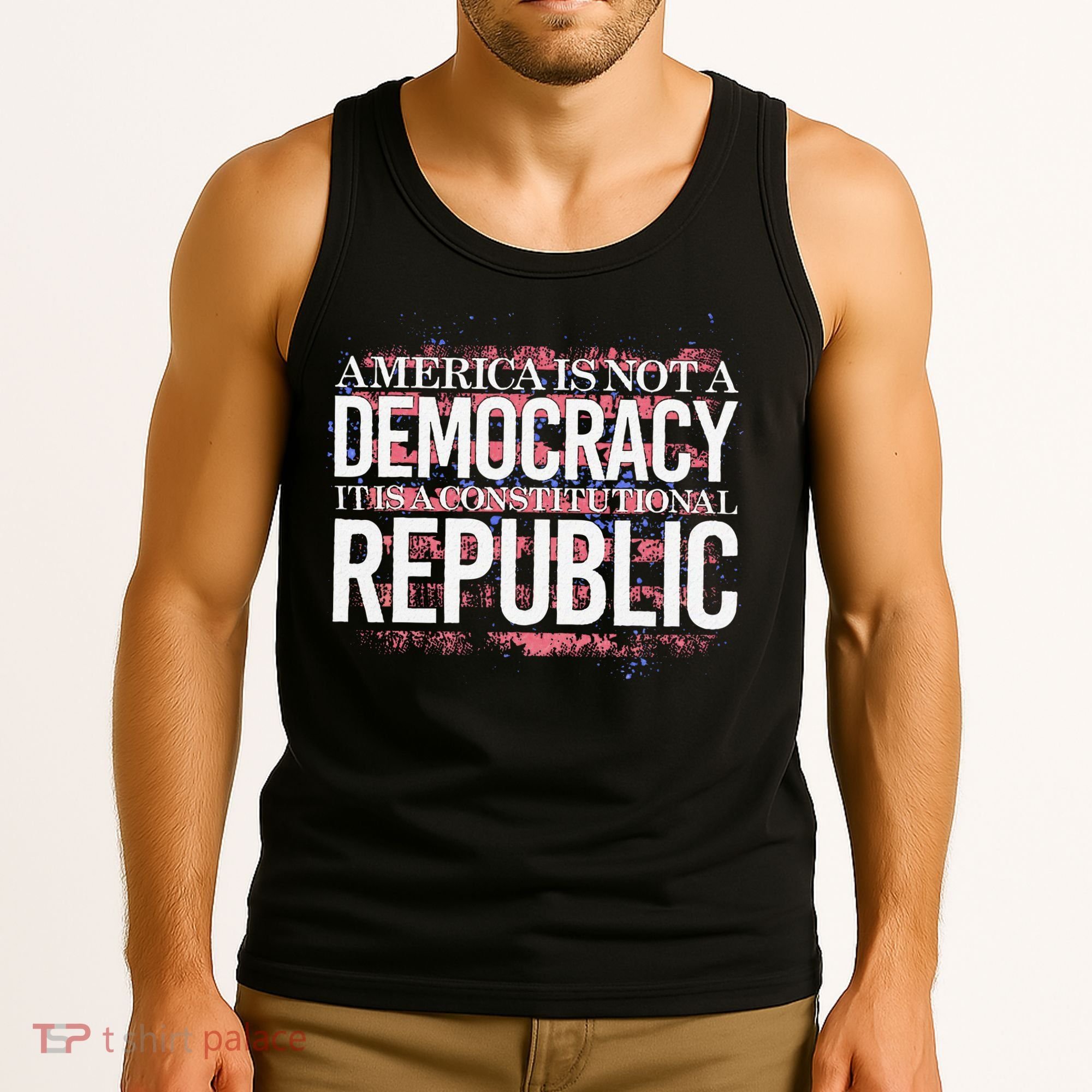 America Is Not A Democracy ItS A Constitutional Republic Tank Top