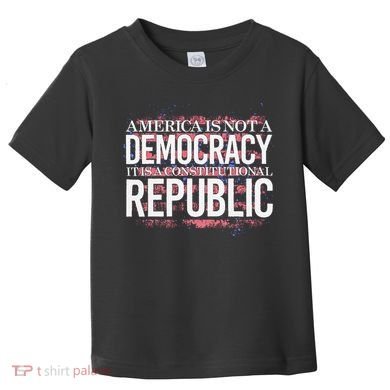 America Is Not A Democracy ItS A Constitutional Republic Toddler T-Shirt
