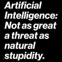 Artificial Intelligence Not As Great A Threat As Natural Stupidity Ornament thumb 1