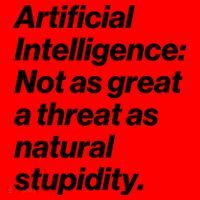 Artificial Intelligence Not As Great A Threat As Natural Stupidity Santa Hat thumb 1