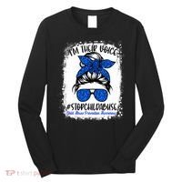 April is National Child Abuse Prevention Month Long Sleeve Shirt thumb 0
