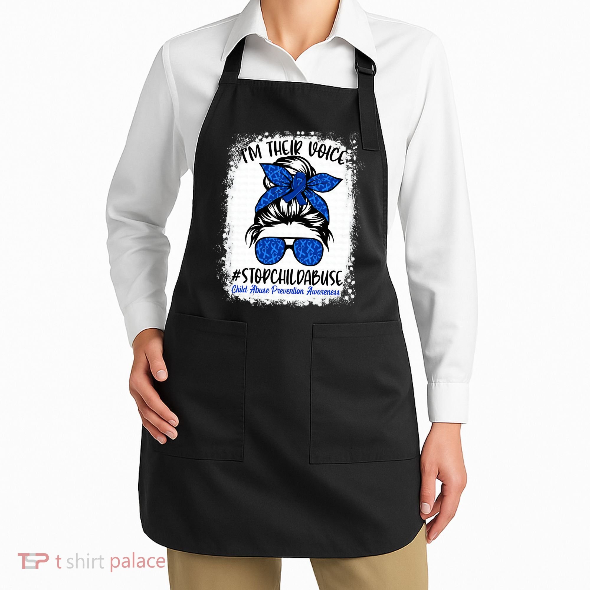 April is National Child Abuse Prevention Month Apron