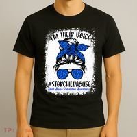 April is National Child Abuse Prevention Month T-Shirt thumb 3