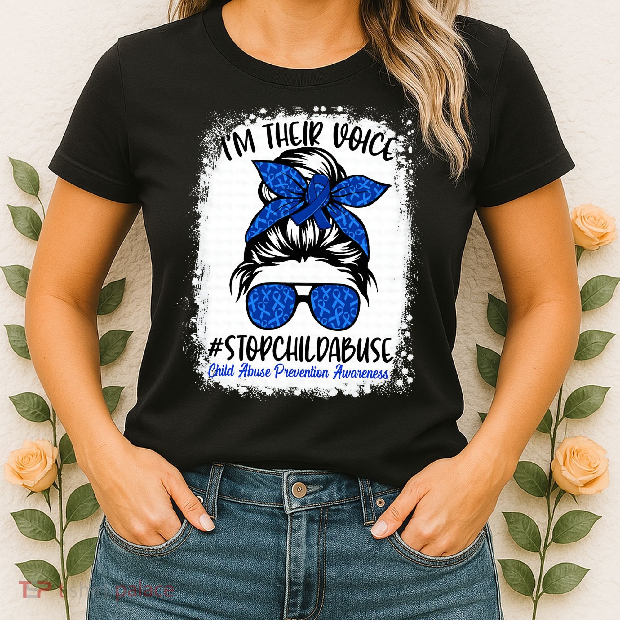 April is National Child Abuse Prevention Month Women's T-Shirt