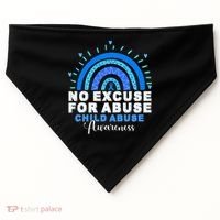 April Is National Child Abuse Prevention Month USA-Made Doggie Bandana thumb 0