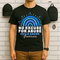 April Is National Child Abuse Prevention Month T-Shirt thumb 6