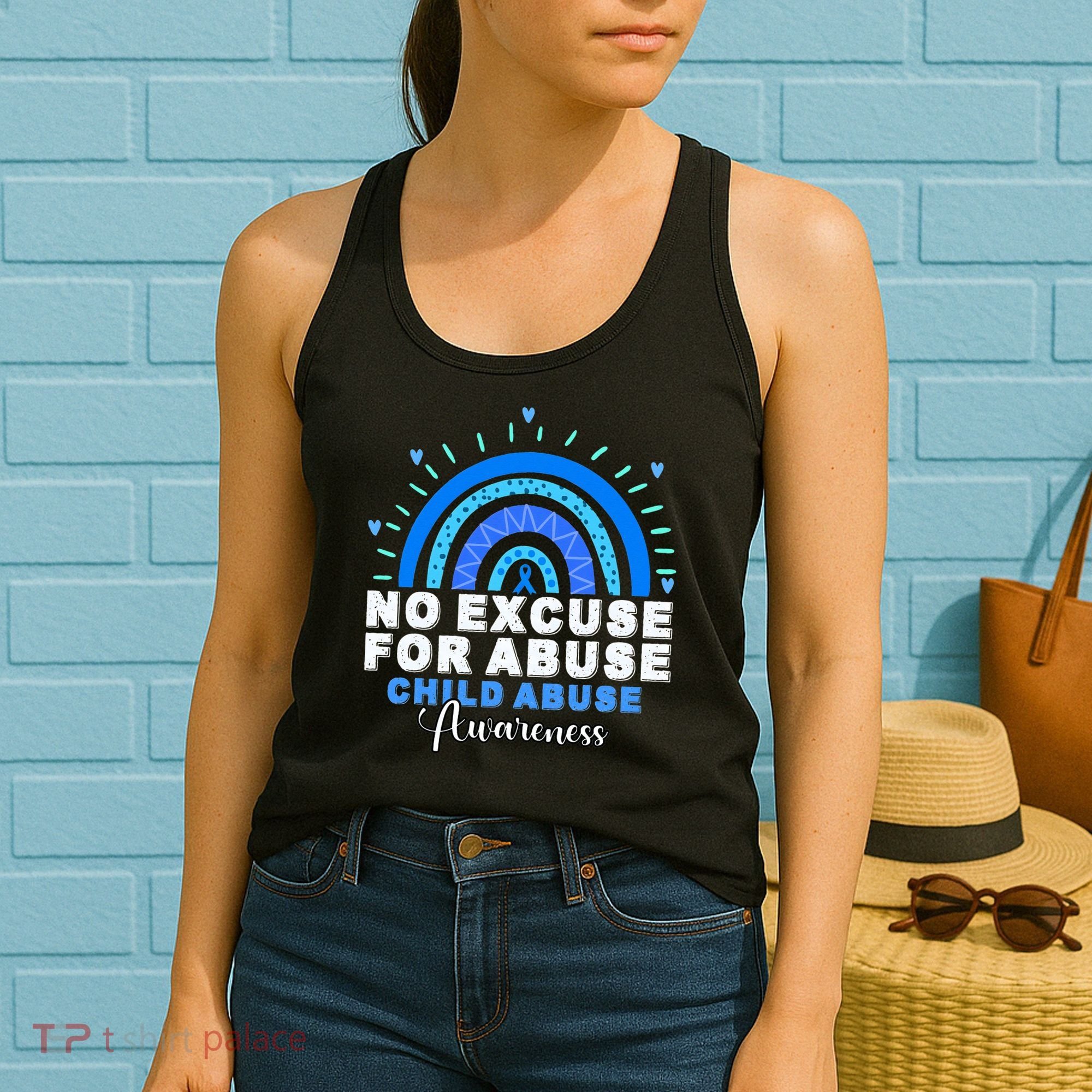 April Is National Child Abuse Prevention Month Women's Tank Top