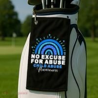 April Is National Child Abuse Prevention Month Golf Towel thumb 2