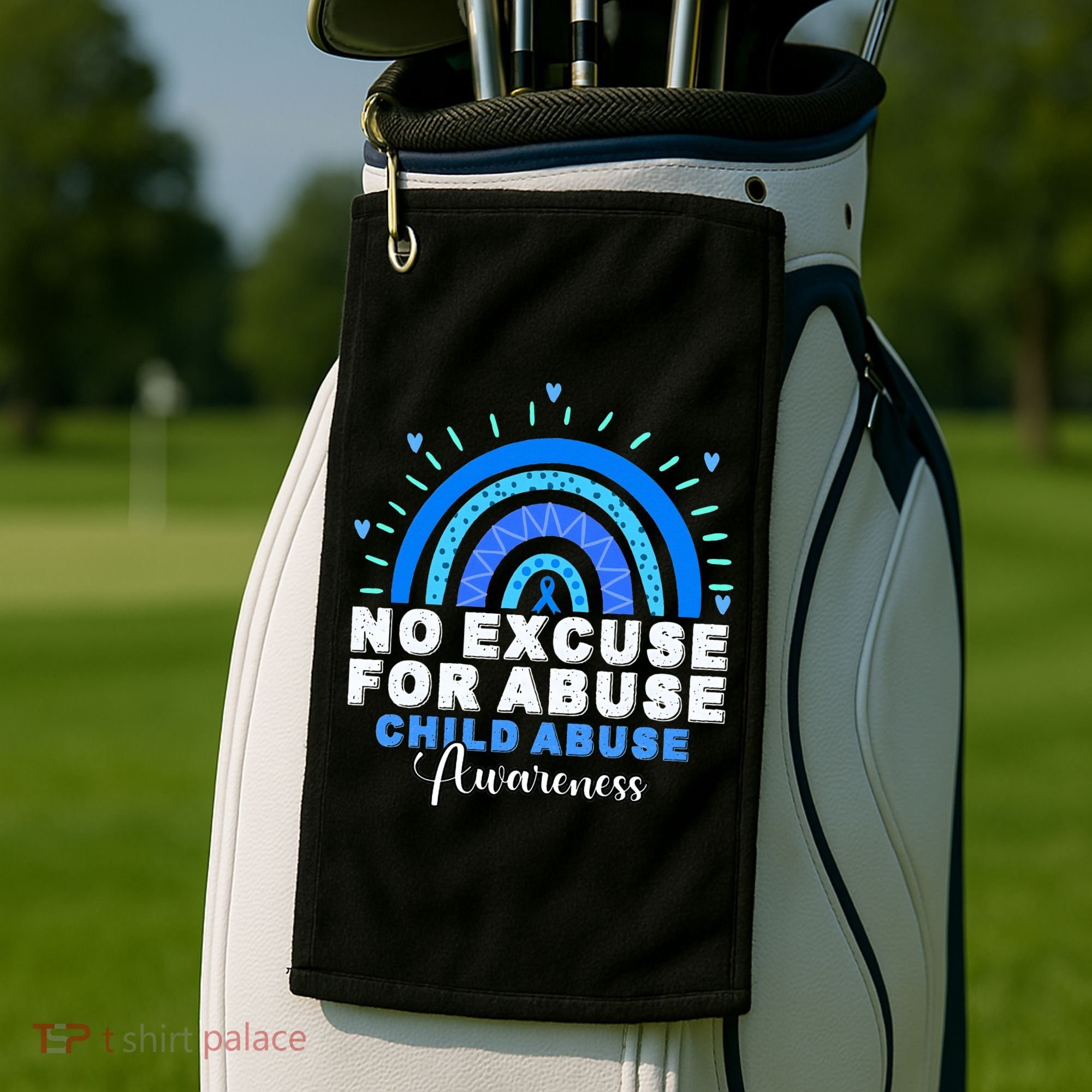 April Is National Child Abuse Prevention Month Golf Towel