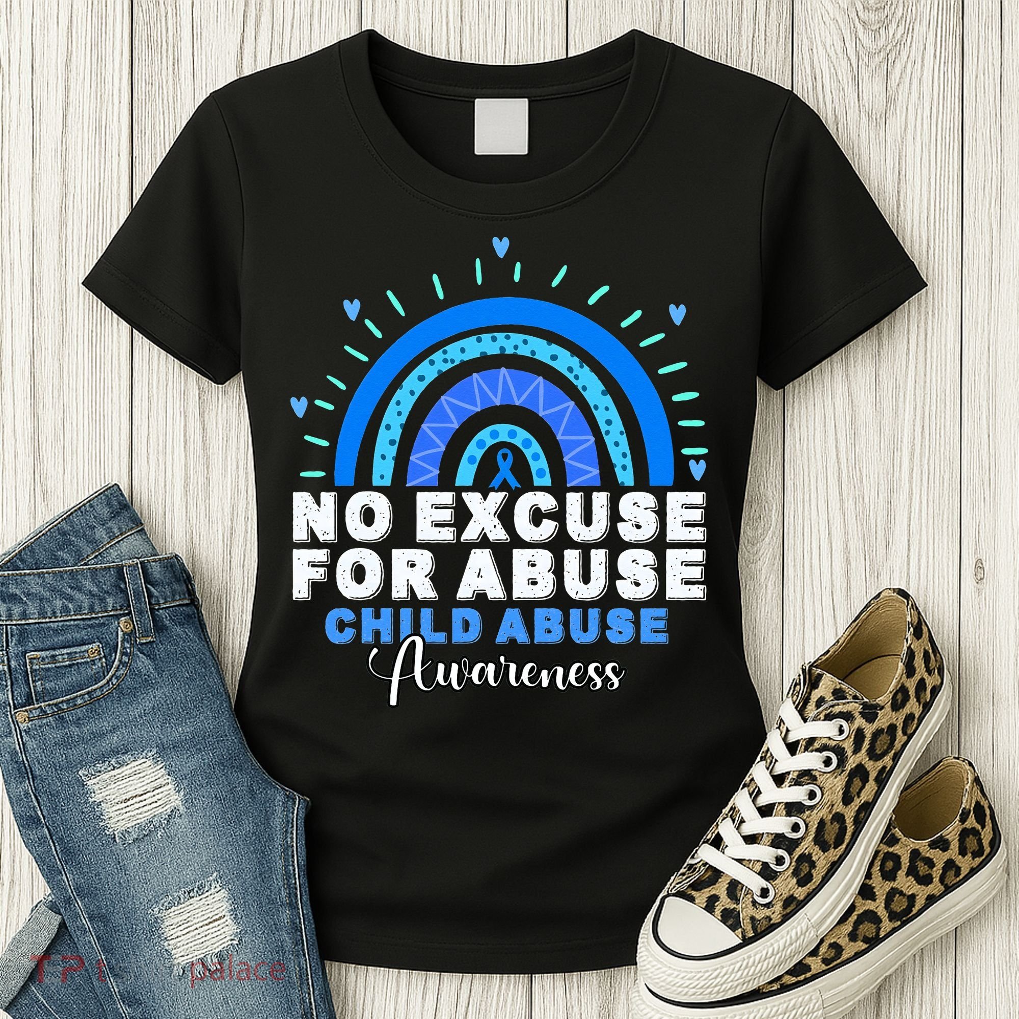 April Is National Child Abuse Prevention Month Women's T-Shirt