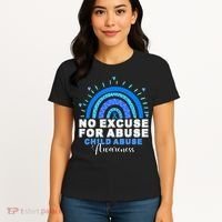 April Is National Child Abuse Prevention Month Women's T-Shirt thumb 4