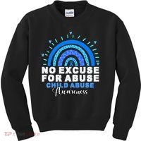 April Is National Child Abuse Prevention Month Kids Sweatshirt thumb 0