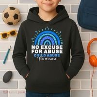 April Is National Child Abuse Prevention Month Kids Hoodie thumb 2