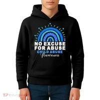 April Is National Child Abuse Prevention Month Kids Hoodie thumb 4