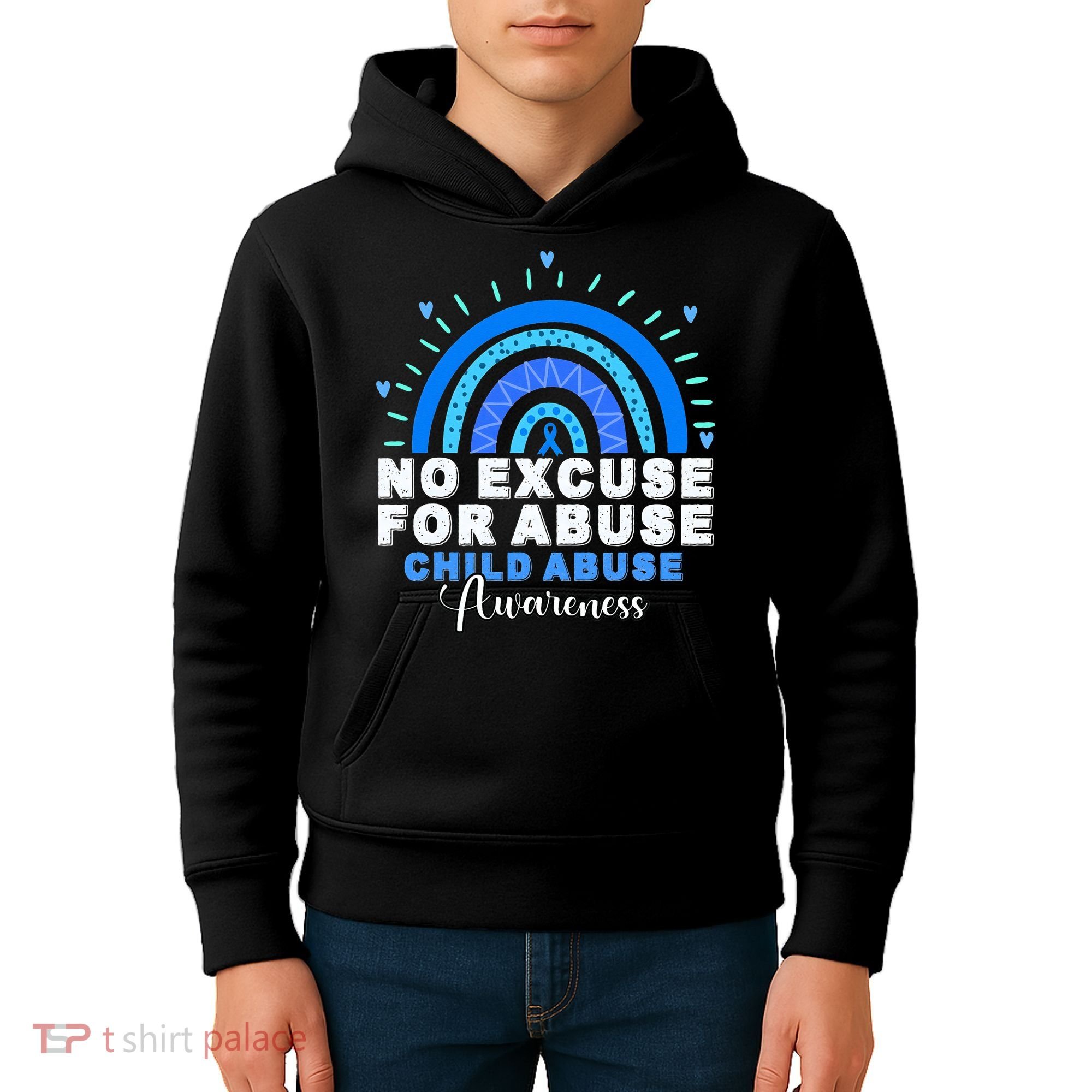 April Is National Child Abuse Prevention Month Kids Hoodie