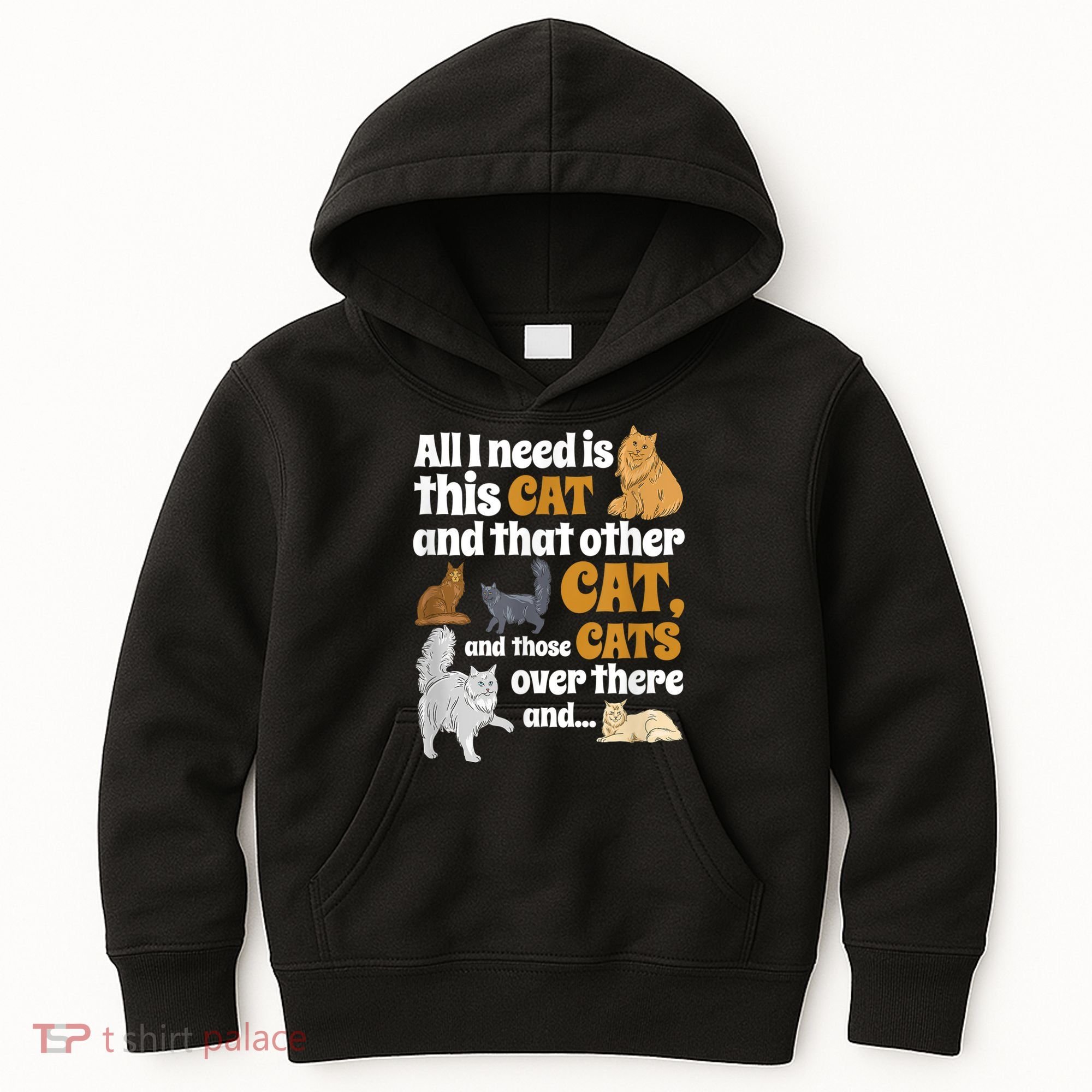 All I Need Is This Cat, And That Other Cat And Those Cats Kids Hoodie