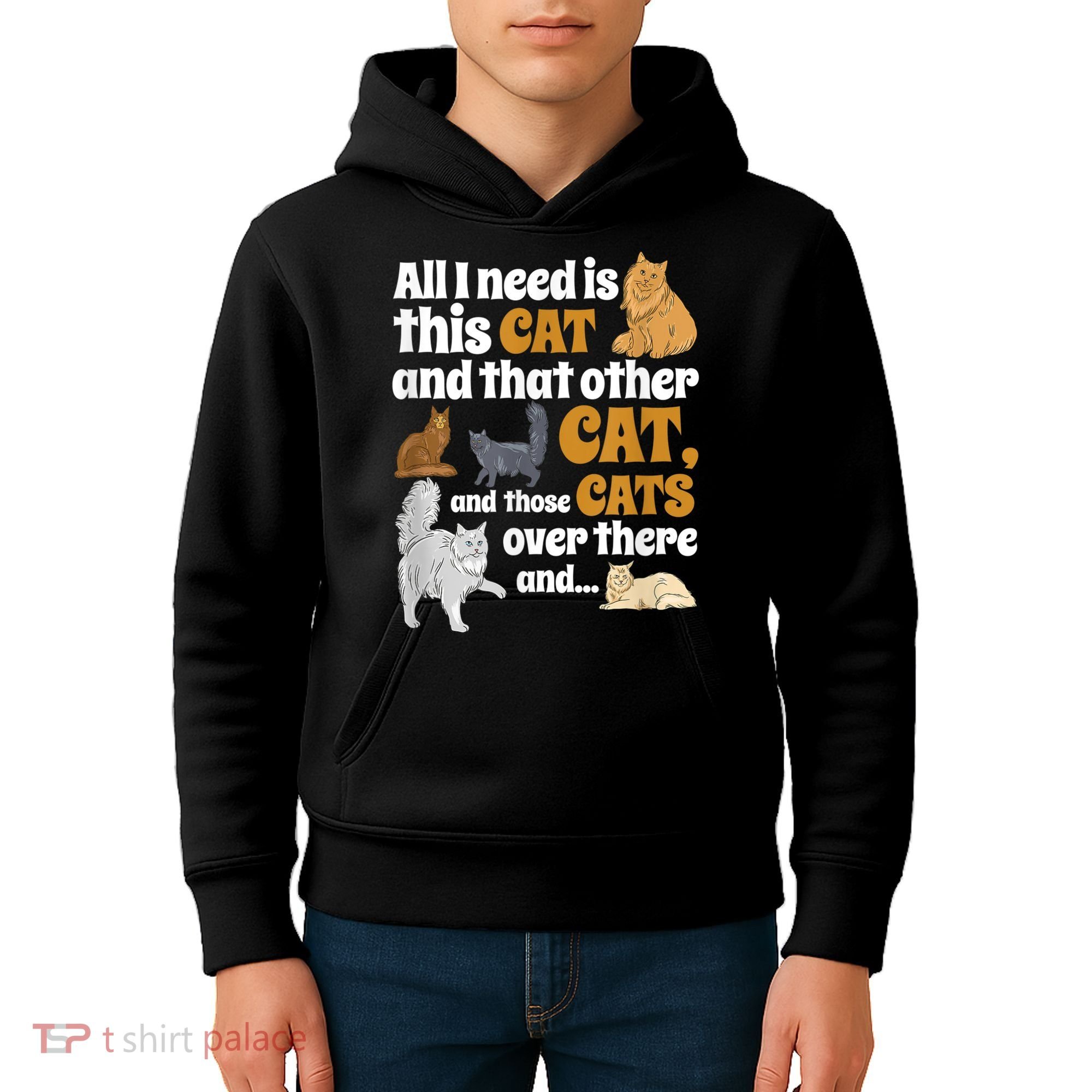 All I Need Is This Cat, And That Other Cat And Those Cats Kids Hoodie