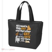 All I Need Is This Cat, And That Other Cat And Those Cats Tote Bag thumb 3