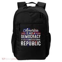 America Is Not A Democracy ItS A Constitutional Republic Backpack thumb 0