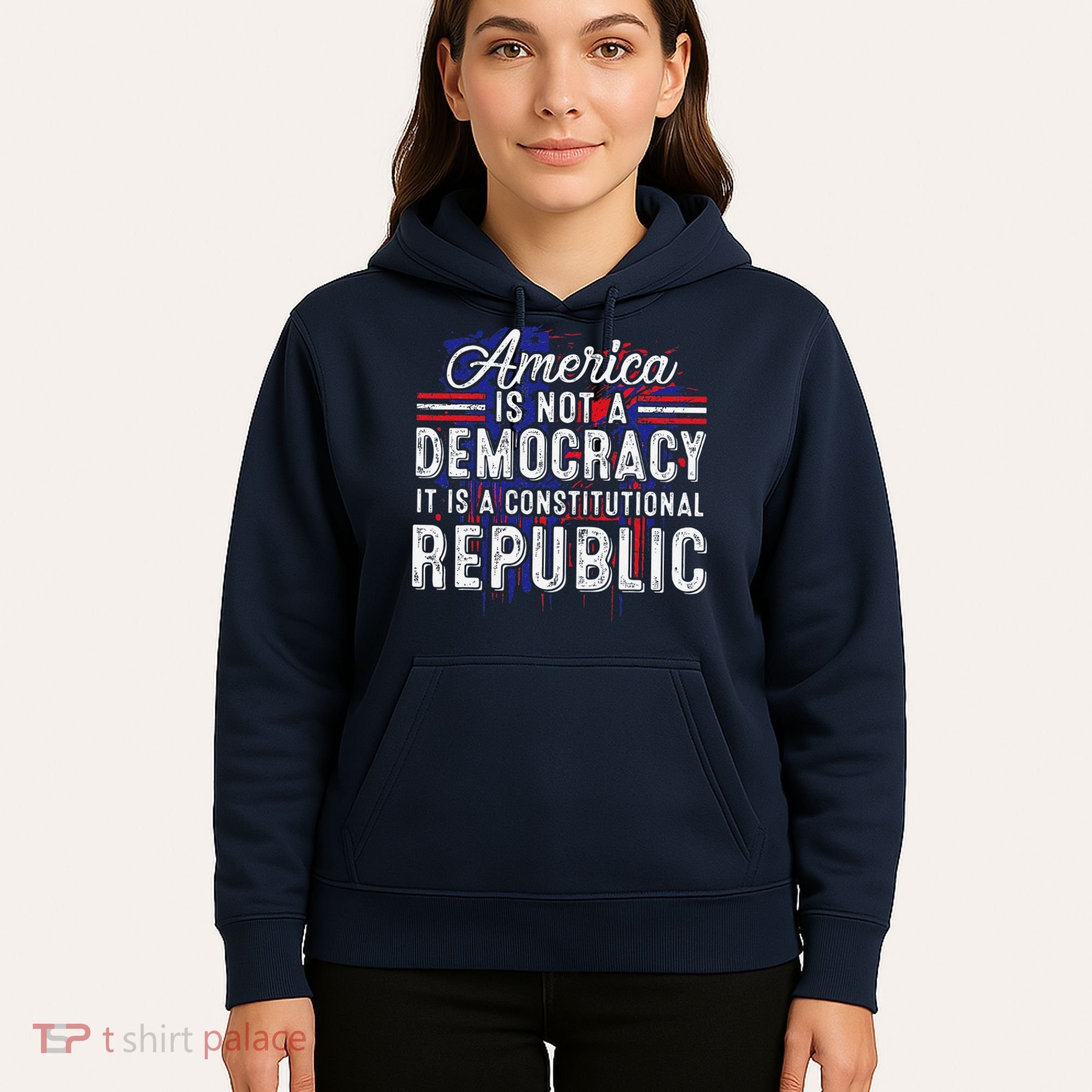 America Is Not A Democracy ItS A Constitutional Republic Hoodie