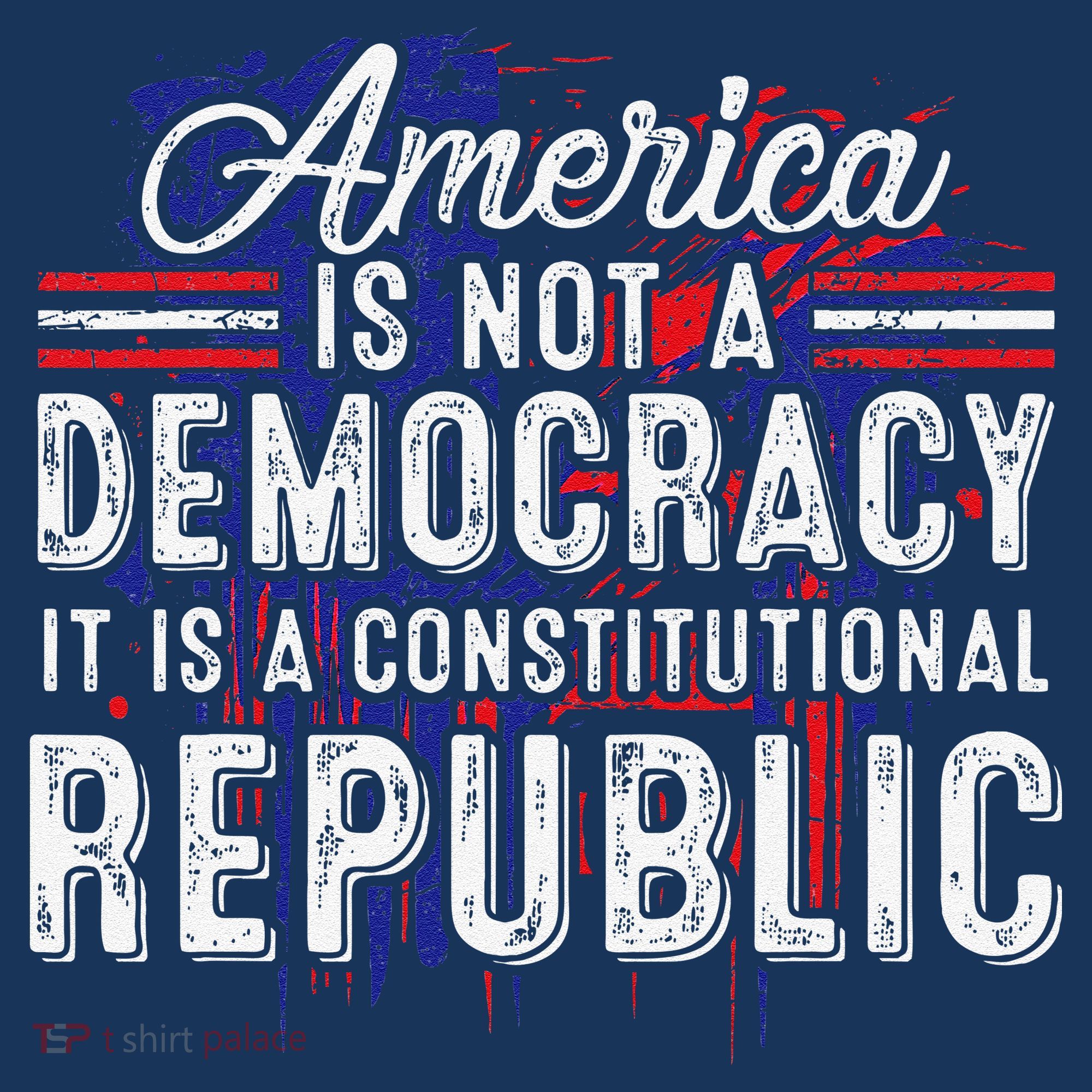 America Is Not A Democracy ItS A Constitutional Republic T-Shirt