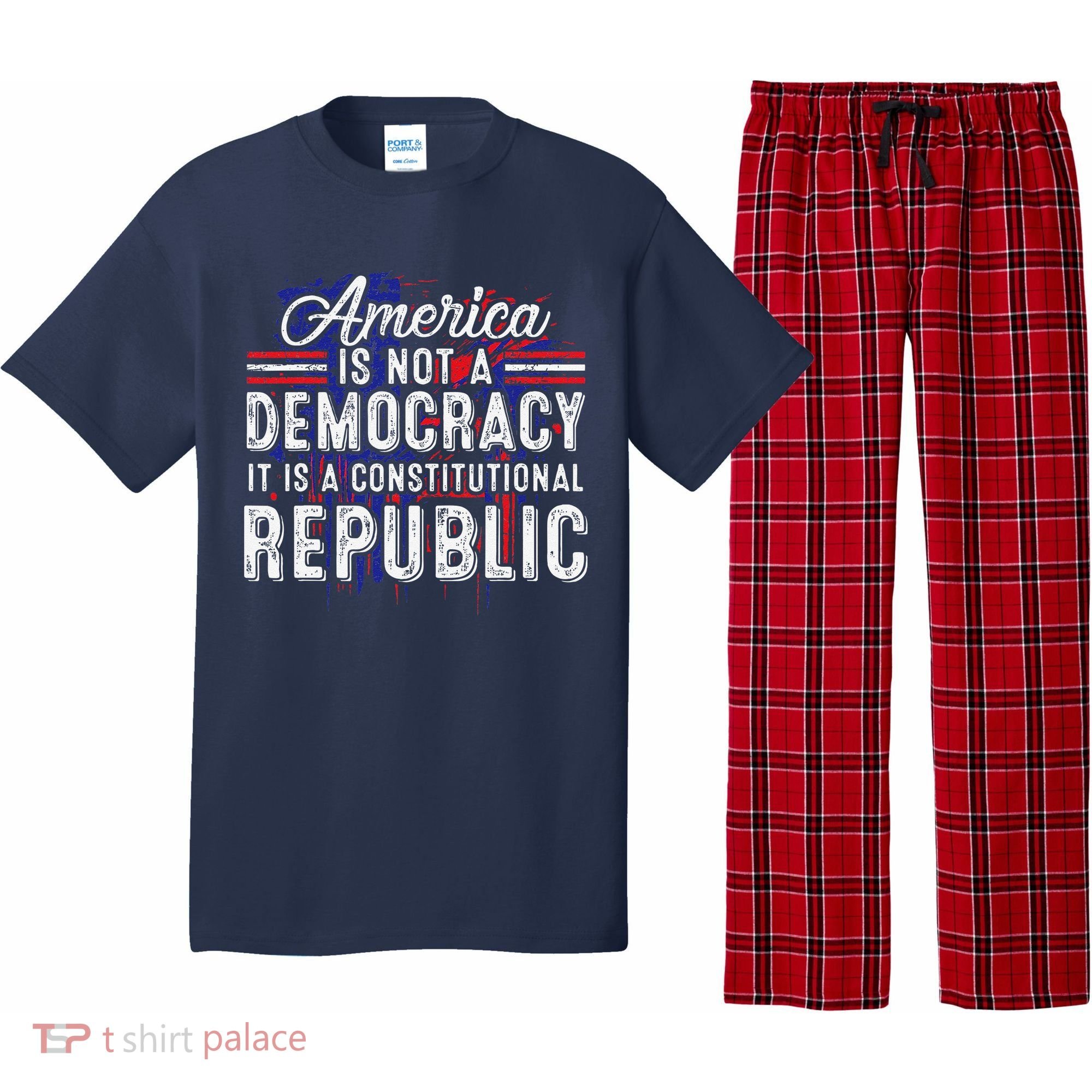America Is Not A Democracy ItS A Constitutional Republic Pajama Set