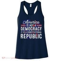 America Is Not A Democracy ItS A Constitutional Republic Women's Tank Top thumb 0
