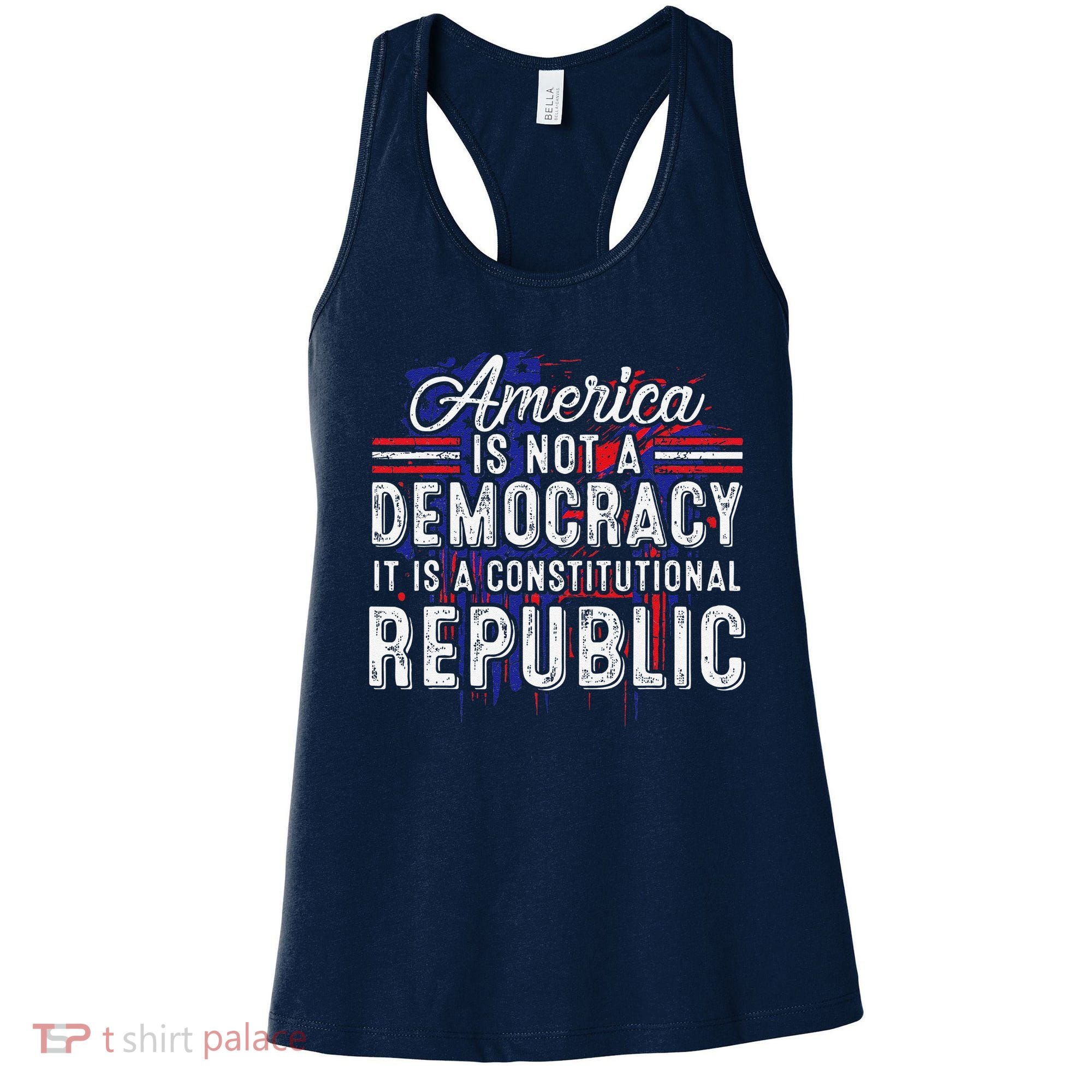 America Is Not A Democracy ItS A Constitutional Republic Women's Tank Top