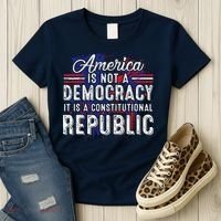 America Is Not A Democracy ItS A Constitutional Republic Women's T-Shirt thumb 3