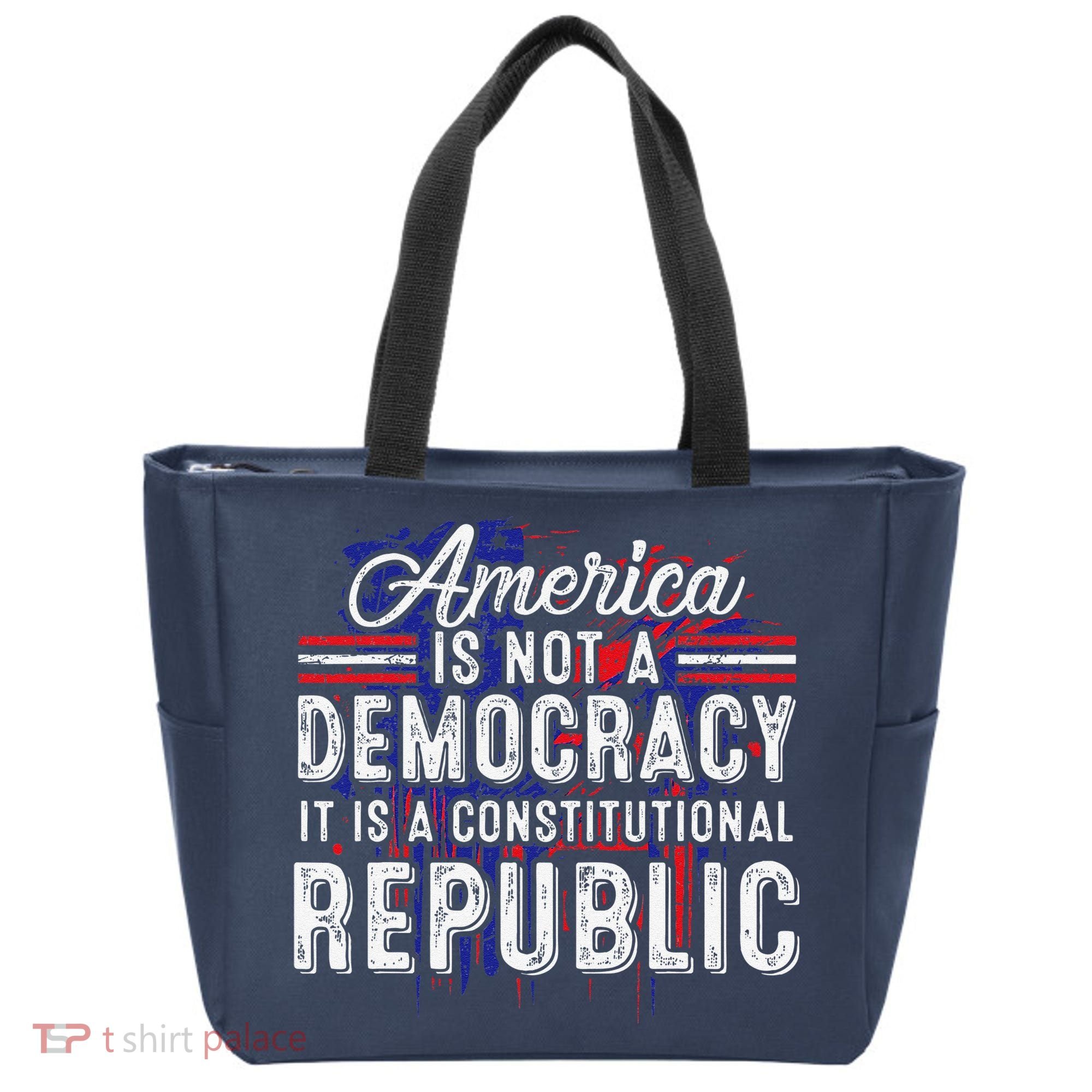 America Is Not A Democracy ItS A Constitutional Republic Tote Bag